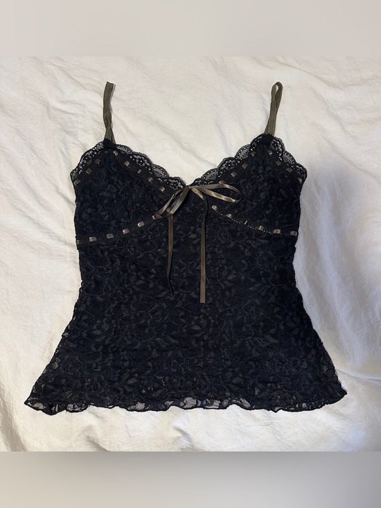 Kimchi Blue Tops - Kimchi Blue Laced Ribbon Tank Top Size Small